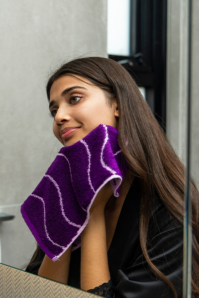 Bamboo Face Towel - Lilac